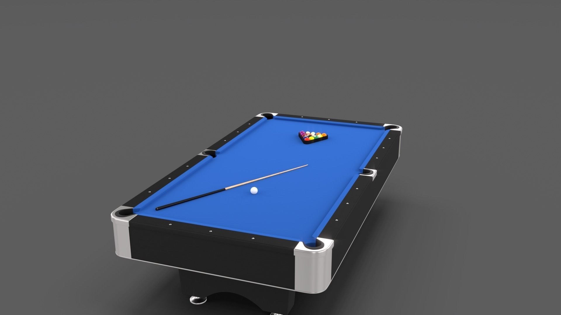 3D 8 Ball Pool Table TurboSquid 1237485