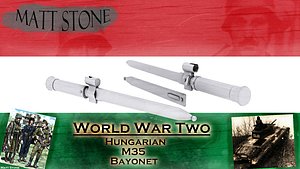 WWII Hungarian Model-35 Bayonet