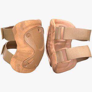 Man and Woman  with Tactical Elbow Pads 17 3D model