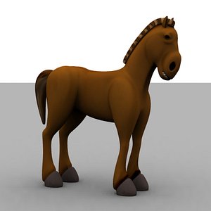 Cartoon horse