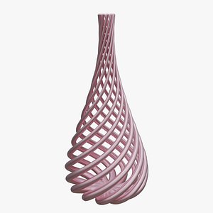 Swirls Decor Squid Vase 3D model