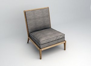 3d liaigre-infante lounge chair model