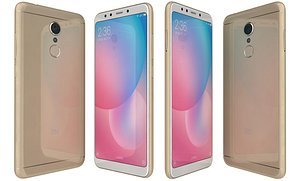 xiaomi redmi 5 gold 3D