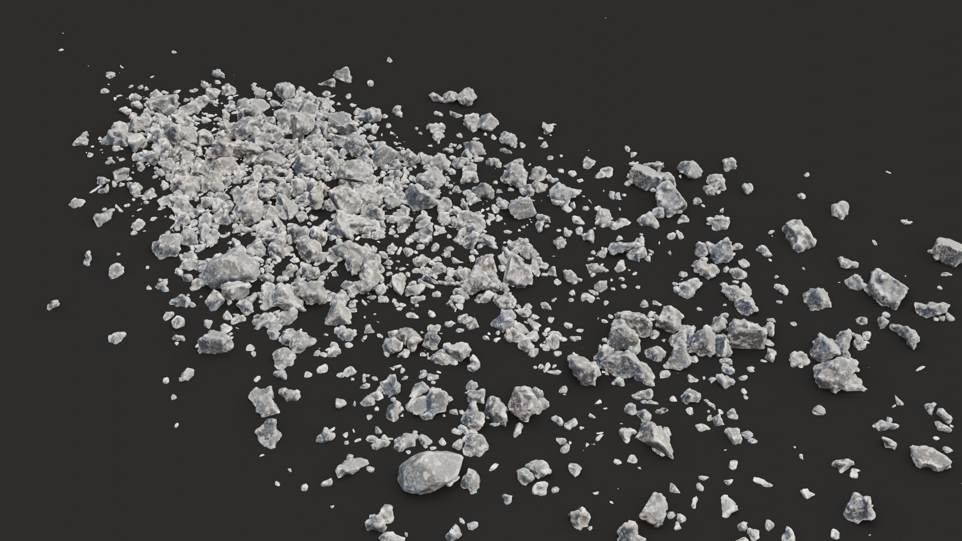 Animated Concrete Explode Front 3D Model - TurboSquid 1776369
