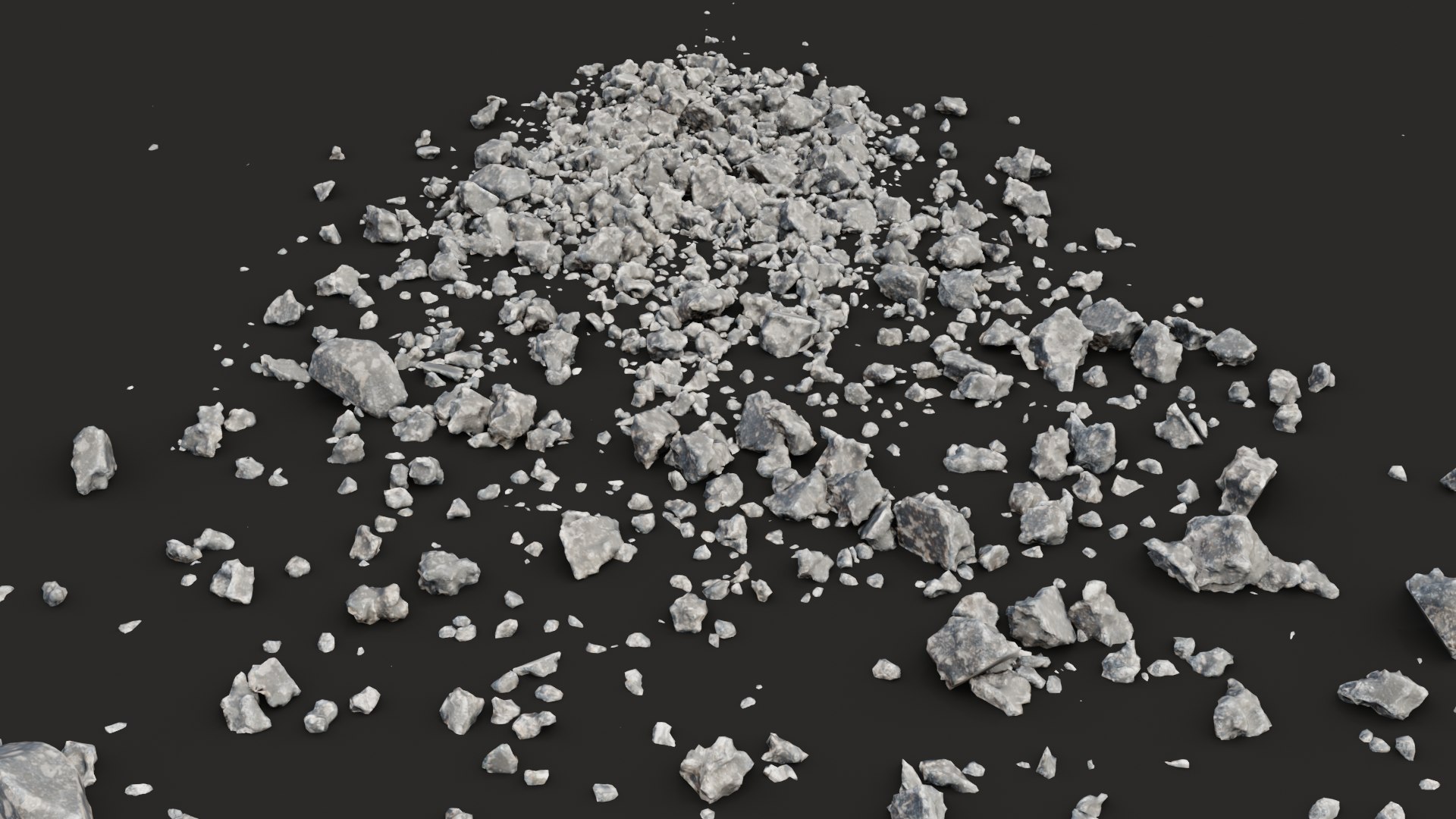 Animated Concrete Explode Front 3D Model TurboSquid 1776369