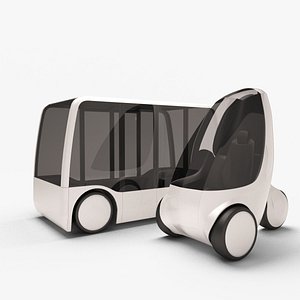 future concept city vehicles 3D model