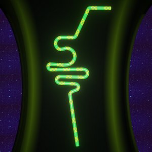 3D Crazy Straw Letter S model