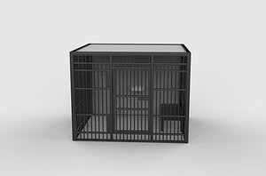 prison cage 03 3D model