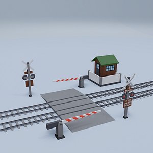 railroad crossing model