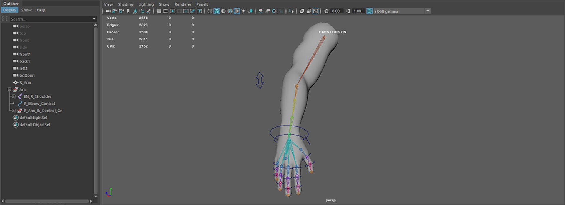 Rigged Cartoon Arm Model - TurboSquid 1606715