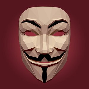anonymous mask 3D