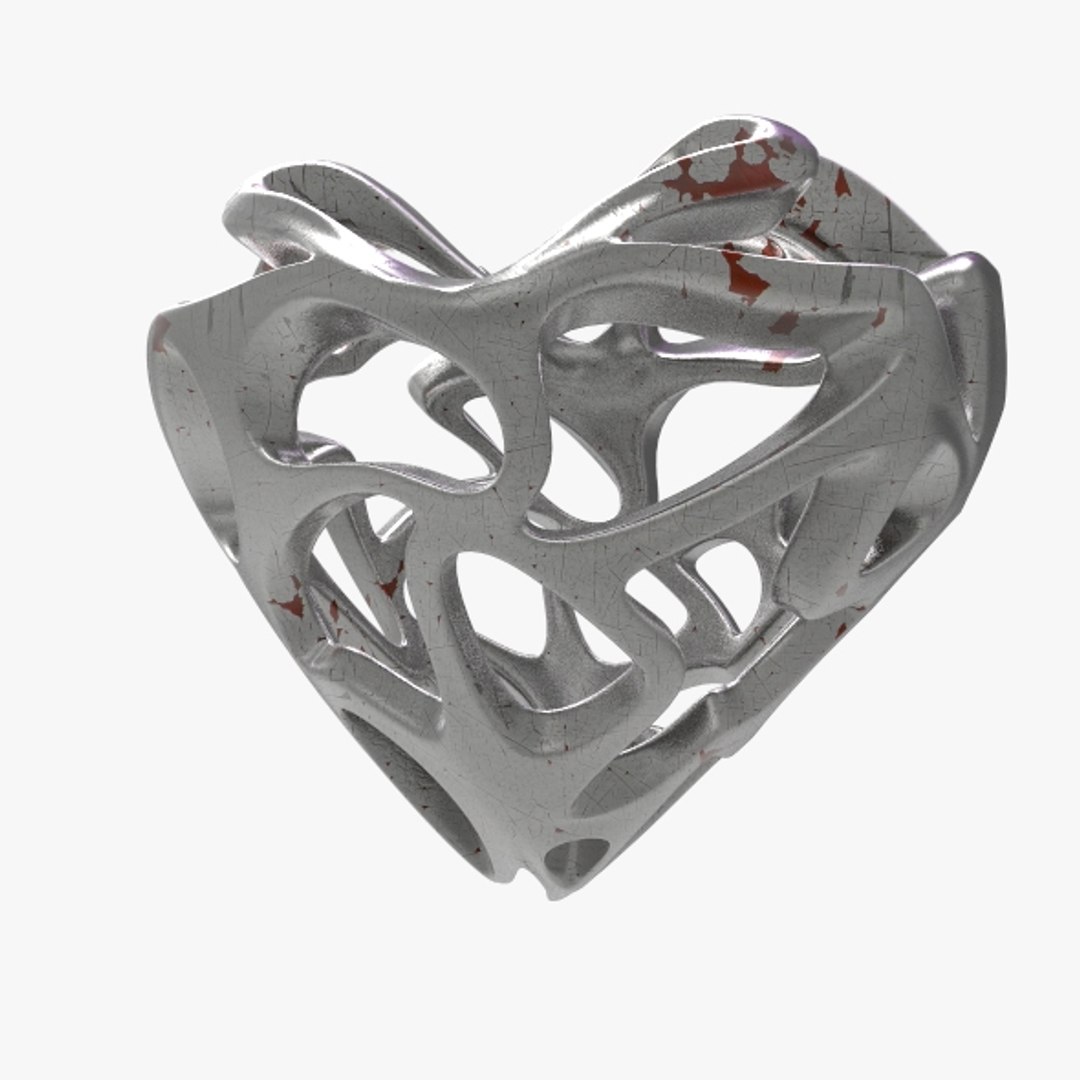 3d gold white silver model