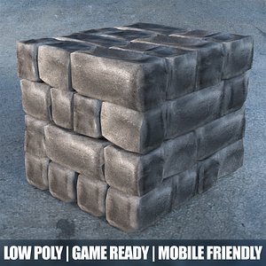 Low Poly Stone Blocks