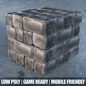 Low Poly Stone Blocks