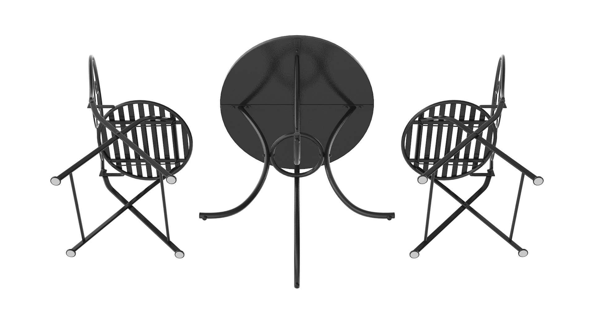 Mosaic Table And Chair Set 3D Model TurboSquid 1938672