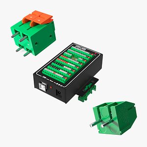Screwless Terminals Collection 3D model