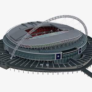 Low Poly Soccer Stadium ( Wembley )