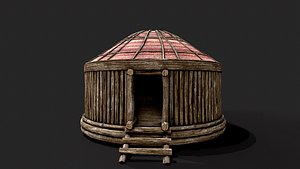 Traditional Yurt Nomads Tent with Interior 6