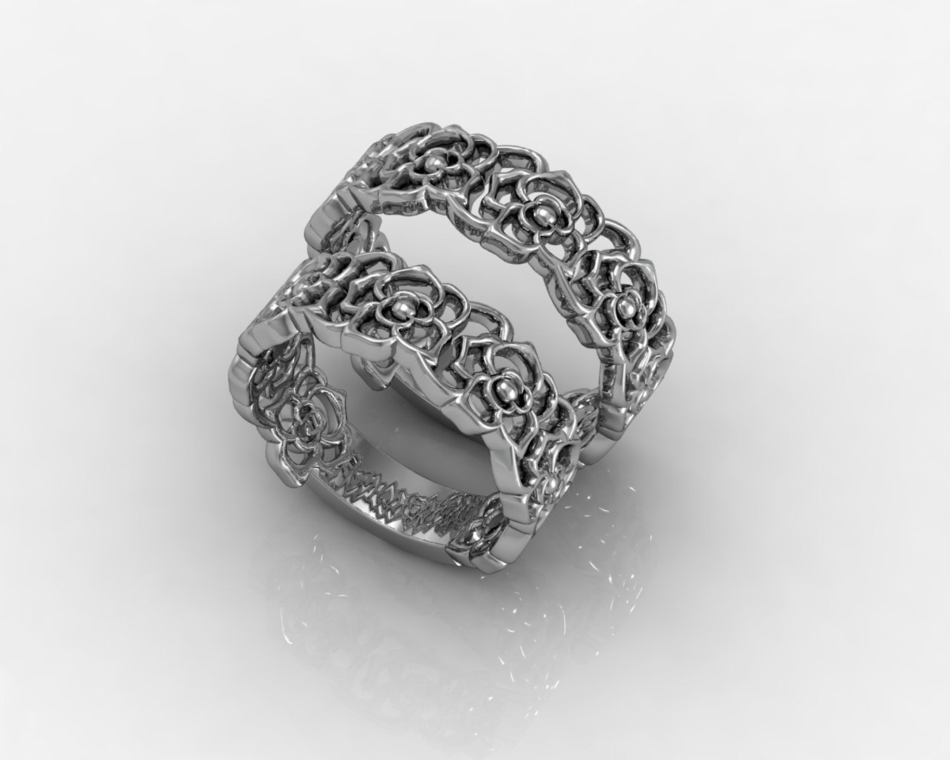 3dm Wedding Band Rings