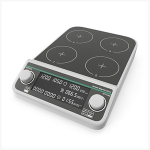 Multiple Magnetic Stirrer 4 Station PBR 3D