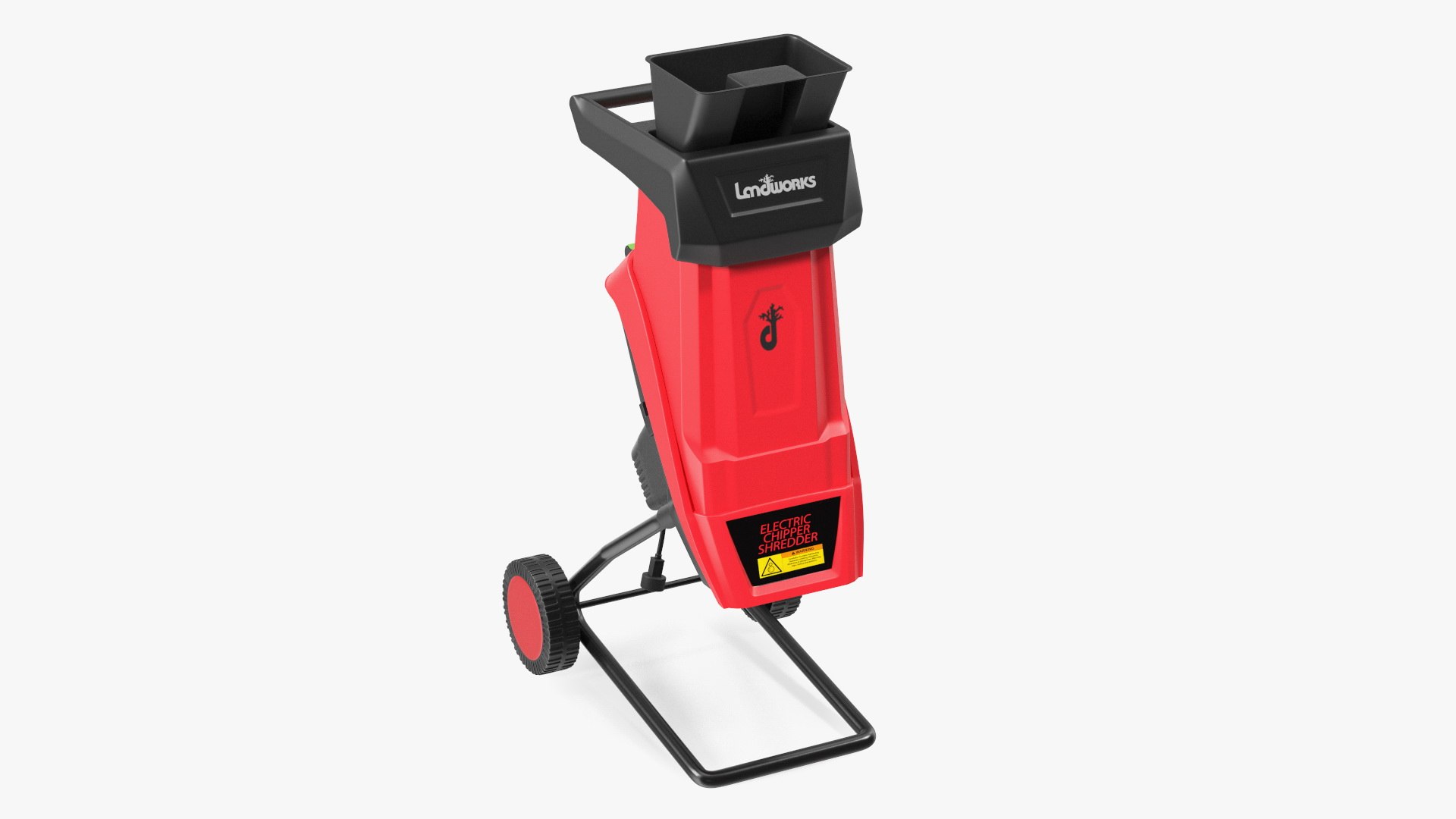 3D Electric Wood Shredder Landworks Red model TurboSquid 2164108