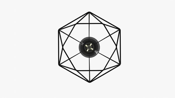 Diamond Shape Hanging Light 3D model - TurboSquid 2010940