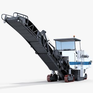3D model Milling Asphalt Machine