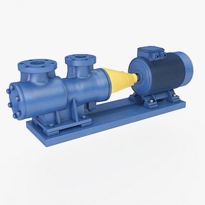 Three-screw pump