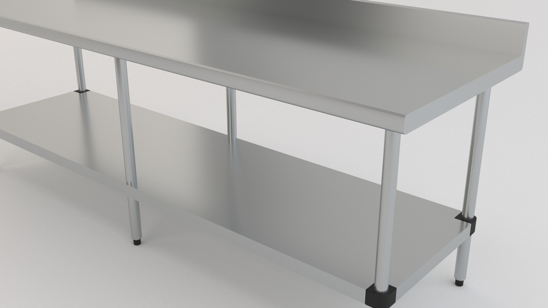 stainlesss steel kitchen table
