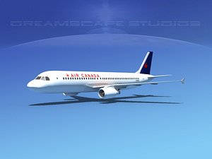 a320 airbus 3d max