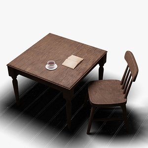 3D Antique Furniture Collection model