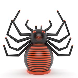 3d inflatable spider model