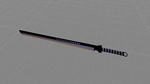 3D Low Poly Sword model