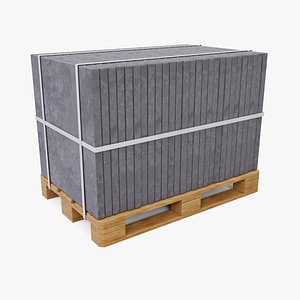 Concrete Slabs on Wooden Pallet