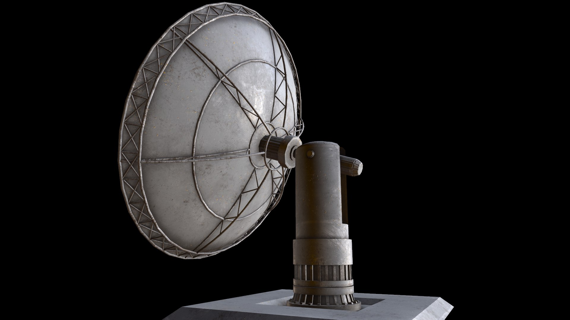 Satellite Dish Dirty 3D model https://p.turbosquid.com/ts-thumb/6k/ldGPts/bL/satellite3/png/1621979994/1920x1080/fit_q87/ac84984eaede321bb00a1aa8bfe7c1c9a65acb5e/satellite3.jpg