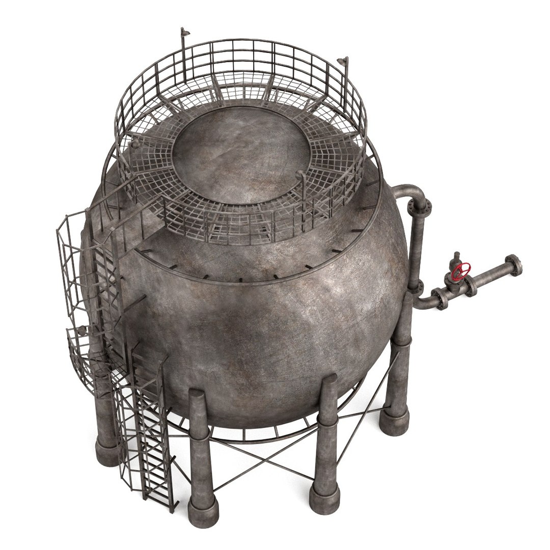 Gas Storage Unit 3d Model