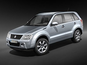 suzuki grand vitara 2008 3d model