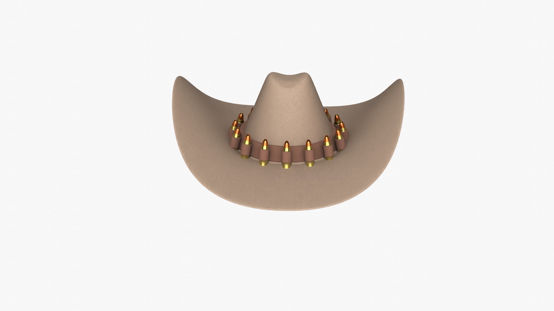 Cartoon cowboy hat with bullets model https://p.turbosquid.com/ts-thumb/6k/s2jQwp/Im/cartooncowboyhatwithbullets0015/jpg/1718215736/1920x1080/fit_q87/7ef47a7651677854f54cda110cc4ef91fe913233/cartooncowboyhatwithbullets0015.jpg