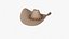 Chapéu de cowboy de desenho animado com balas