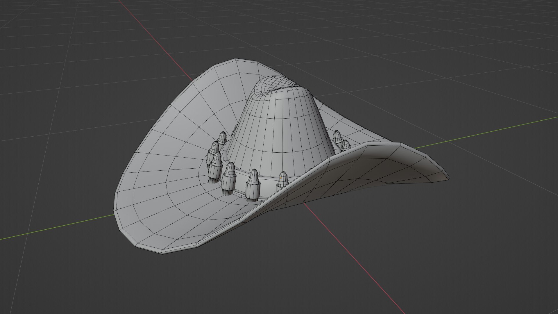 Cartoon cowboy hat with bullets model https://p.turbosquid.com/ts-thumb/6k/s2jQwp/cZ/cowboy_hat_with_bullets_wire1/jpg/1718215326/1920x1080/fit_q87/02d2ae3c6008b5e9e7e7f3ae24b762d7ead114d5/cowboy_hat_with_bullets_wire1.jpg