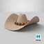 Chapéu de cowboy de desenho animado com balas