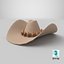 Chapéu de cowboy de desenho animado com balas
