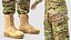 Black Female Soldier Camo T Pose Fur