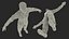 Black Female Soldier Camo T Pose Fur