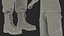 Black Female Soldier Camo T Pose Fur