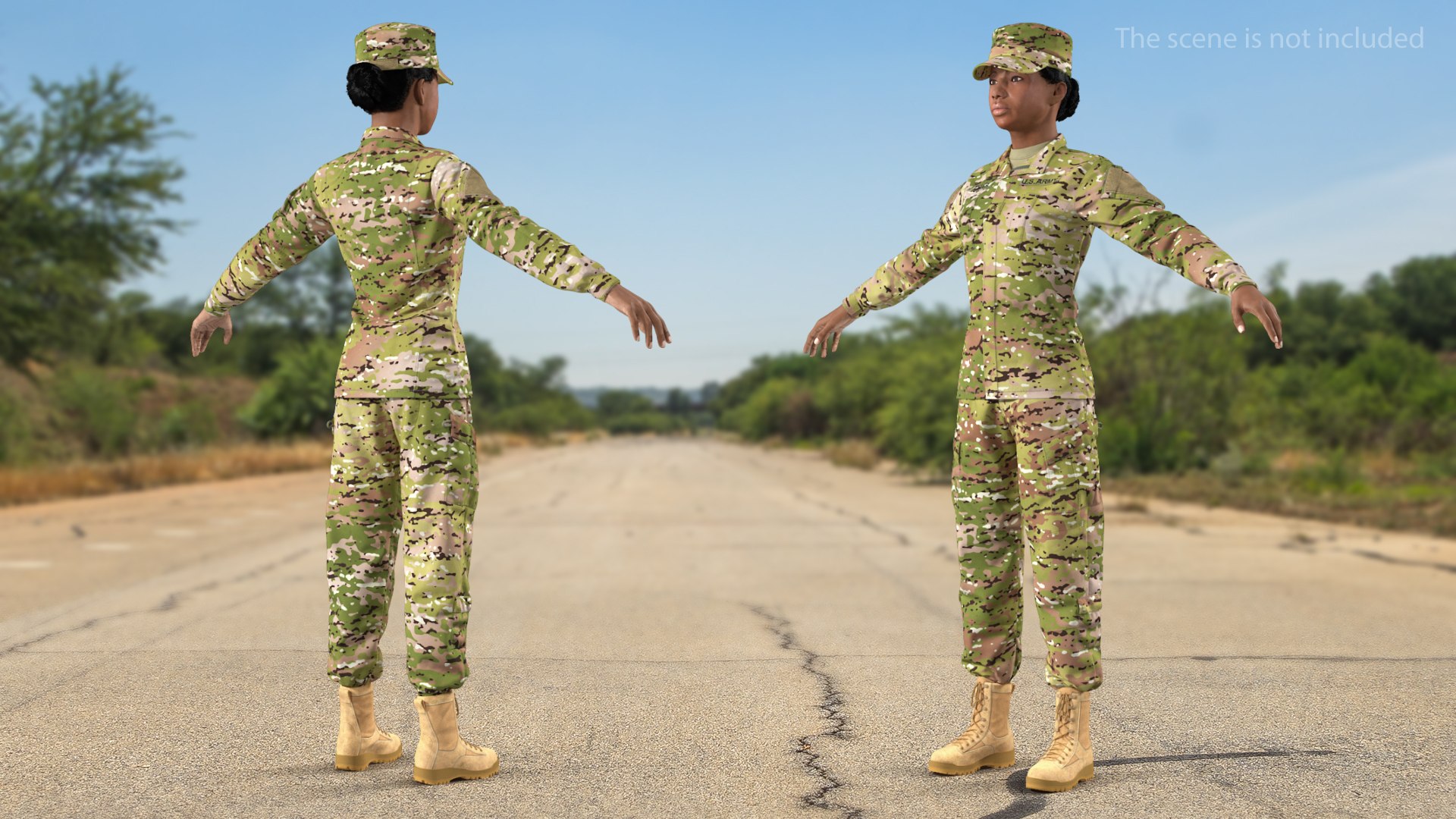 3D black female soldier camo https://p.turbosquid.com/ts-thumb/6k/tJE4LI/lX/blackfemalesoldiercamotposefur3dsmodel003/jpg/1612812625/1920x1080/fit_q87/6de5f4dbc809fadbca4c8659bf6593c2f1e6326a/blackfemalesoldiercamotposefur3dsmodel003.jpg