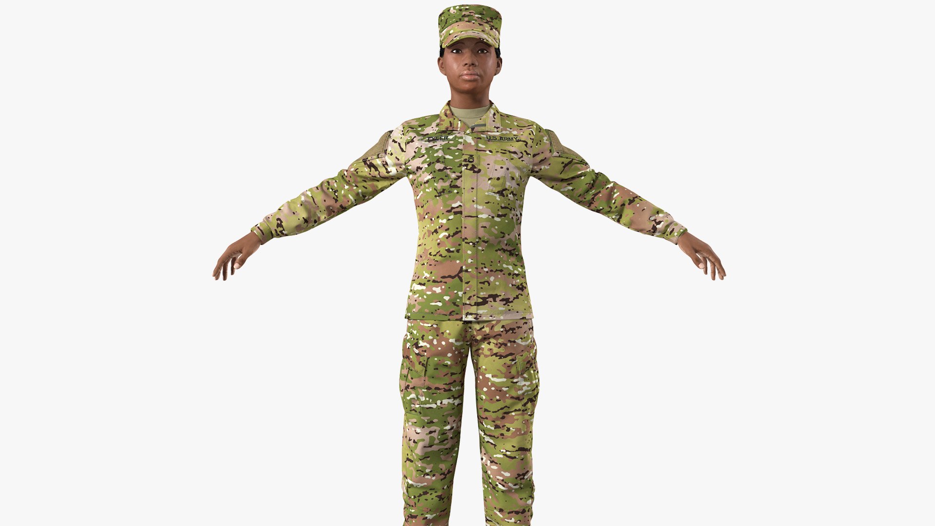 3D black female soldier camo https://p.turbosquid.com/ts-thumb/6k/tJE4LI/le/blackfemalesoldiercamotposefur3dsmodel001/jpg/1612812594/1920x1080/fit_q87/6afed205543527e56c4831e99f41d67f9d00f736/blackfemalesoldiercamotposefur3dsmodel001.jpg