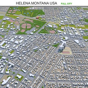 3D Helena Montana USA