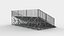 bleacher 03 3D model
