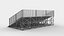 bleacher 03 3D model